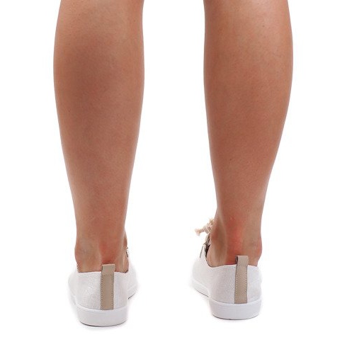 VT80-3 Silberne Schnürsneaker grau 2