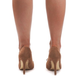 Wildleder High Heels TR-3H432-4 Camel braun 1