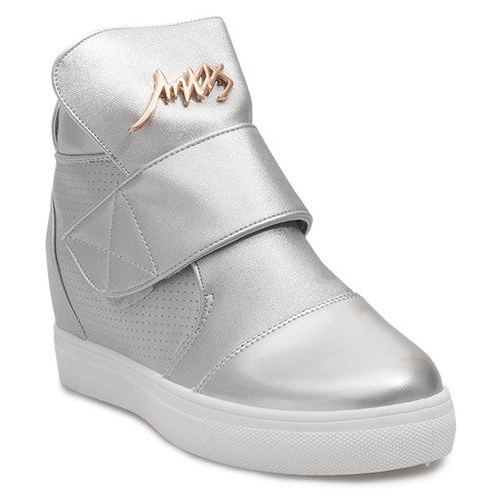 Hohe Sneaker 5322 Silber grau 1