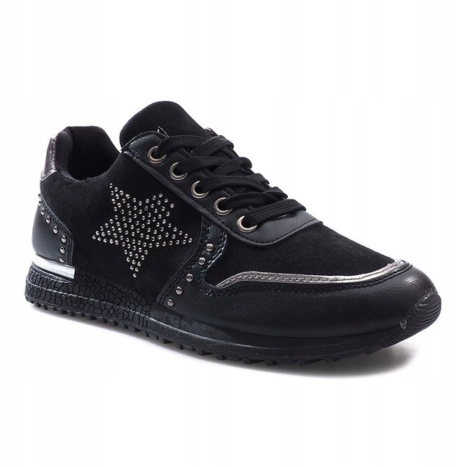 Schwarze Sport-Sneaker von Rosalie 1