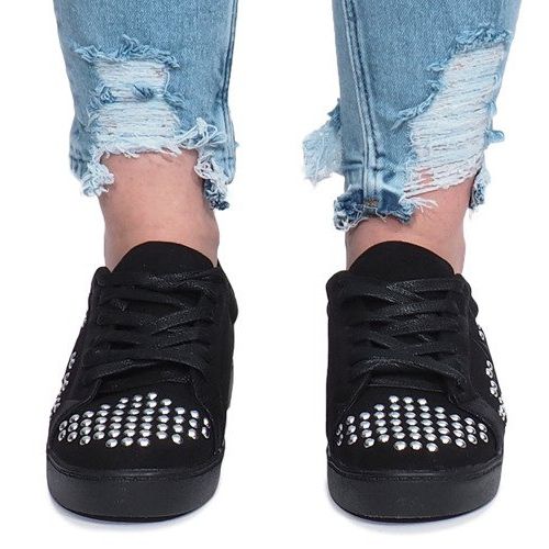 Schwarze Sneaker von Angers Stars 1