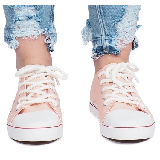 Lavso pinke durchbrochene Sneakers rosa 1