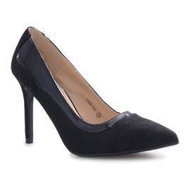 Schwarze klassische High Heels Montr 1