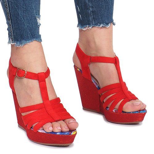 Rote Ankard Keilsandalen 2