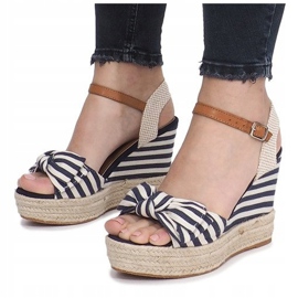 Sailor Keilsandalen mit Blue Sea Espadrilles blau 1