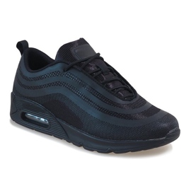 Schwarze Herren Sportschuhe V0270-2 1
