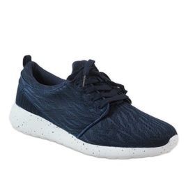 Marineblaue Herren Sportschuhe M637-2 1