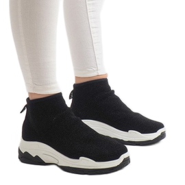 Schwarze Sport-Sneaker A88-22 1