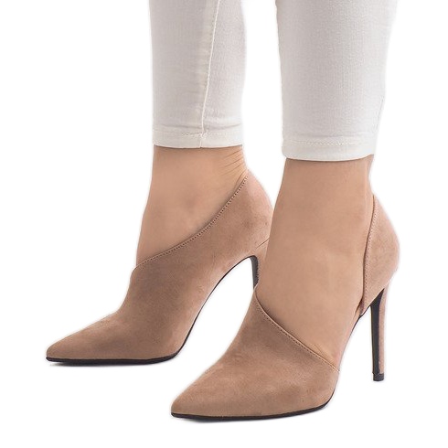 Rosa asymmetrische C82A Absätze 1