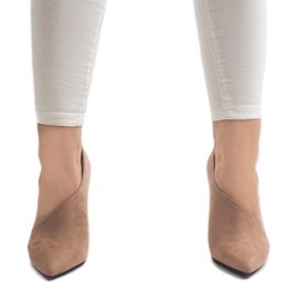 Rosa asymmetrische C82A Absätze 2