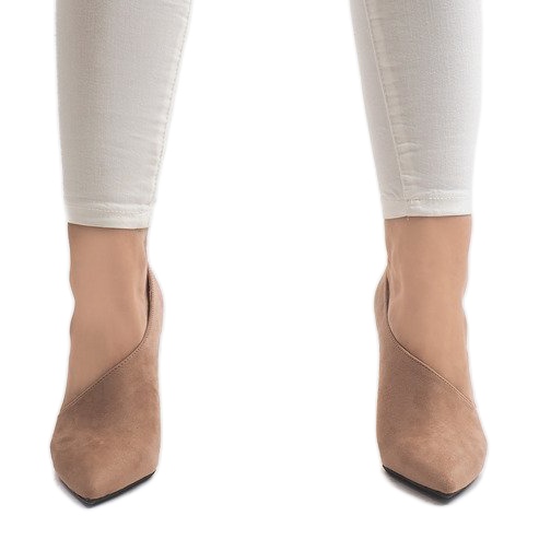 Rosa asymmetrische C82A Absätze 2