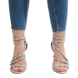 Rosa LE042P unbedeckte Absätze mehrfarbig 2