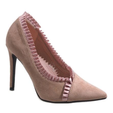 Rosa klassische Absätze C72P 1