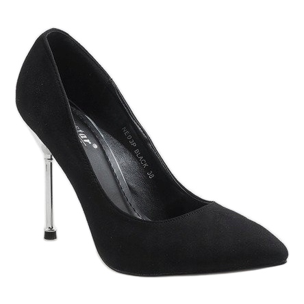 Schwarze NE03P High Heels 1