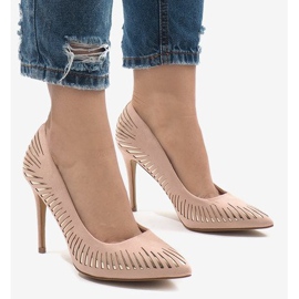 Rosa HYD-A16 klassische Wildlederabsätze 2