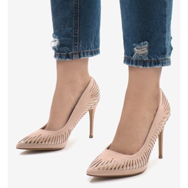 Rosa HYD-A16 klassische Wildlederabsätze 1