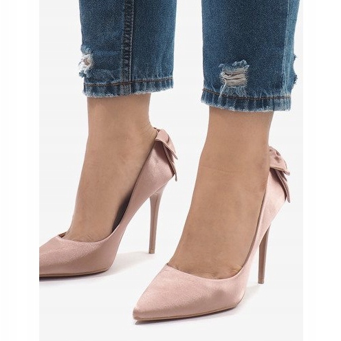 Klassische rosa Schleifennadeln LB-336 1