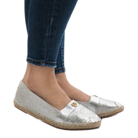 GFXWFD2 silberne Espadrilles grau 1