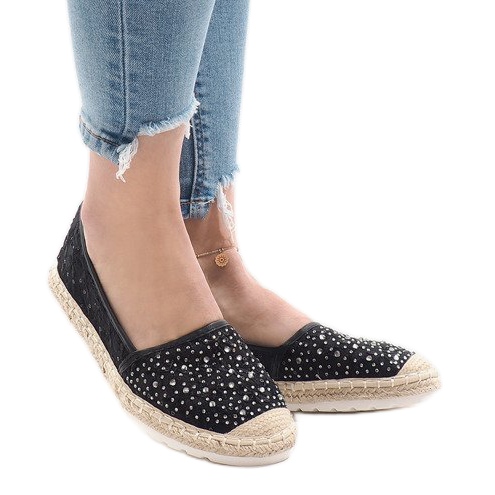 Schwarze H6560 Espadrilles 1
