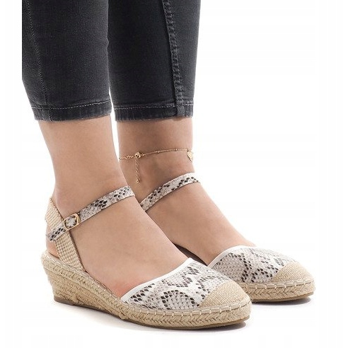 Snake Keilsandalen Espadrilles LLI-3M88-51 mehrfarbig 1