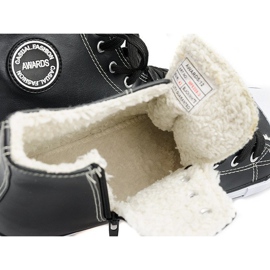 Hochisolierte Sneakers 6209-3 Schwarz 2