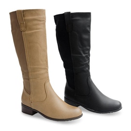 Hohe warme Stiefel 8524 Khaki grün 1
