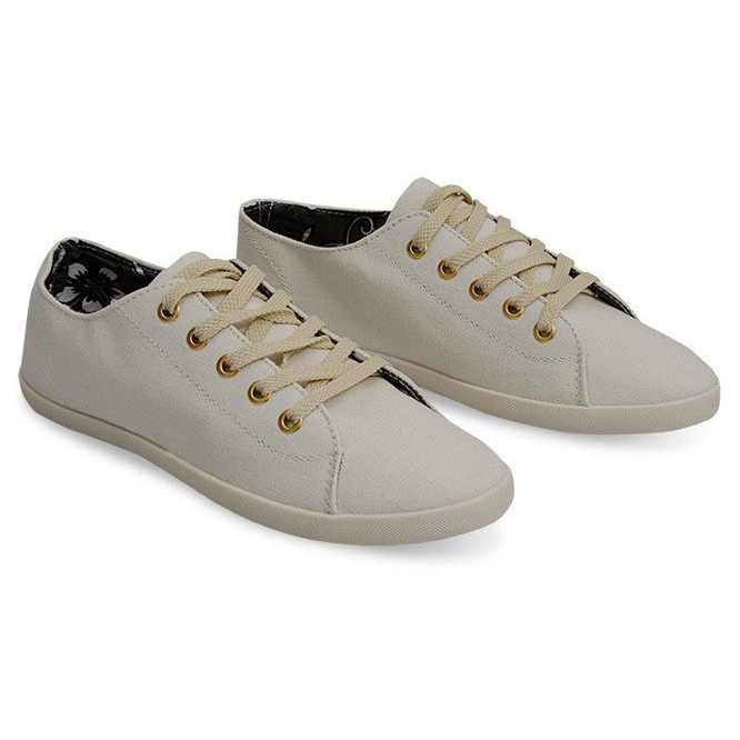 Stoff Sneakers 605 Weiß 2