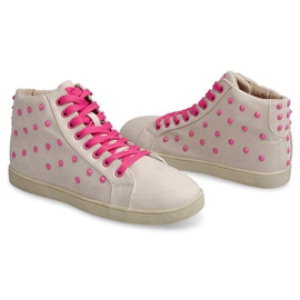 Hohe Sneaker 7910 Beige 1