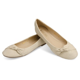Ballerinas mit Schleife 816 Beige 2