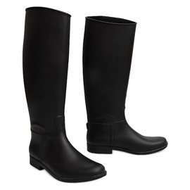 Hohe Reitstiefel Italy 658 Schwarz 1