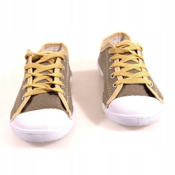 Süße Sneakers mit Streifen Y531 Gold golden 1