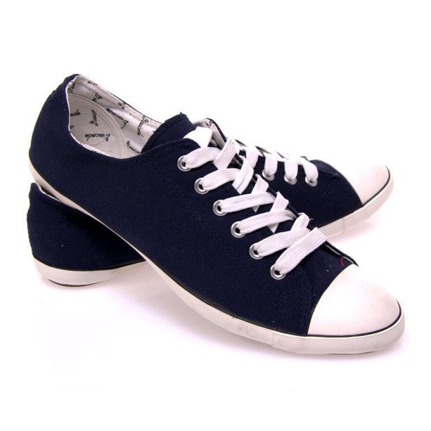 Sneakers aus Stoff 123 Marineblau 2