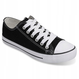 8223 Schwarze hohe Sneakers 1