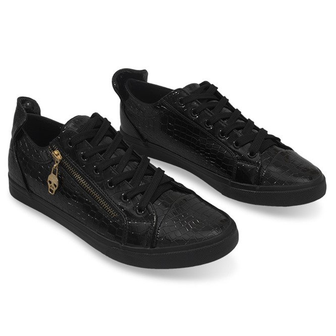 1508 Schwarze Herren-Turnschuhe 1