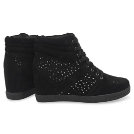 Wildleder Sneakers 875 Schwarz 1