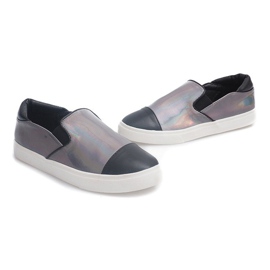 Slip On 021 Graue Turnschuhe 1