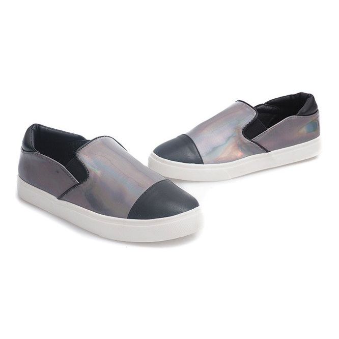 Slip On 021 Graue Turnschuhe 1
