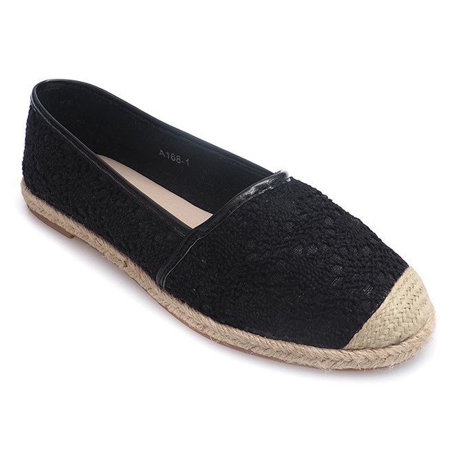 Ballerinas Espadrilles A168 Schwarz 1