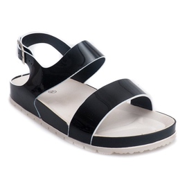Klassische Sandalen 6610 Schwarz 2