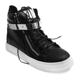 High-Top-Sneaker LL01 Schwarz 1
