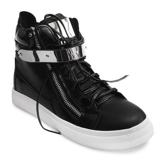 High-Top-Sneaker LL01 Schwarz 1