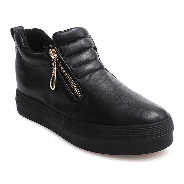 High Wedge Sneaker Creepers H42 Schwarz 1