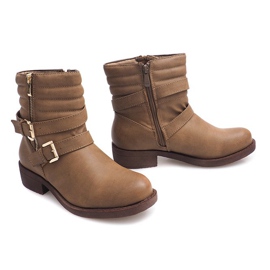 Warme Stiefel mit Kalmra 0728 Khaki mehrfarbig grün 2