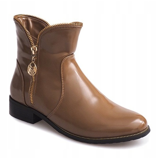 Lackierte und warme Stiefel QQ-47 Khaki mehrfarbig grün 2