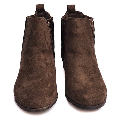 Wildleder Stiefeletten Jodhpur M-61 Khaki mehrfarbig 1