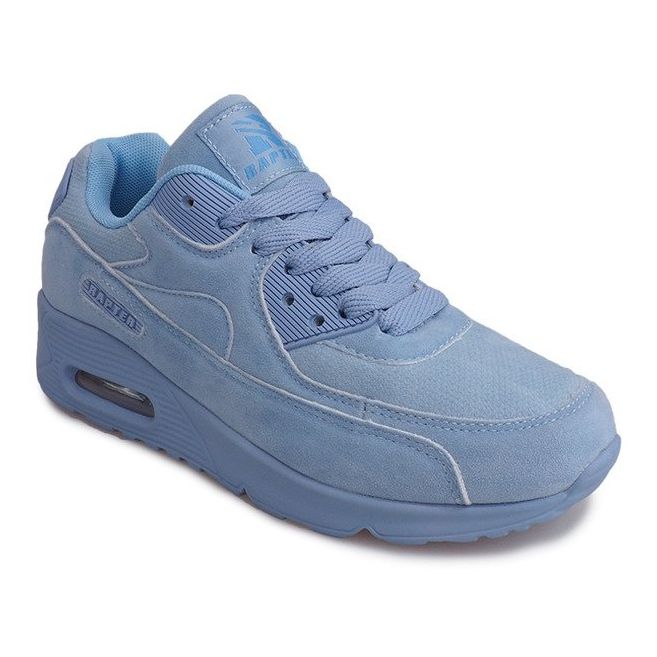 Wildleder Turnschuhe Turnschuhe Turnschuhe B775 Blau 2