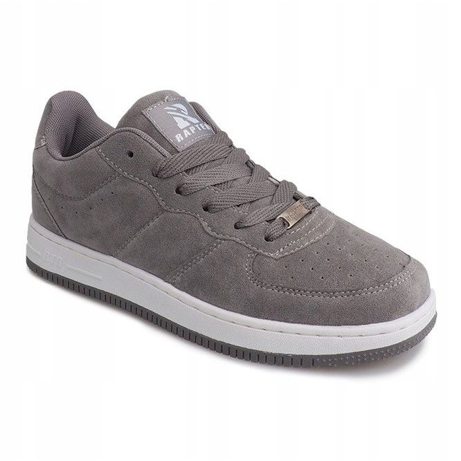 Wildleder Sneakers Air Force B780 Grau gelb 1