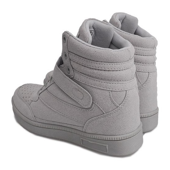 Graue Sneakers mit Keilabsatz XW33268 1