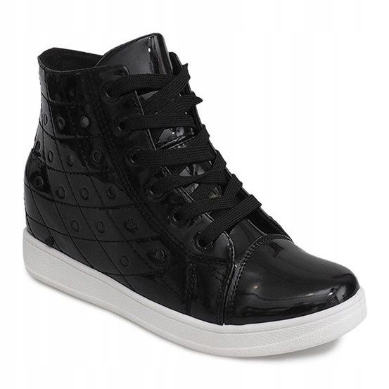 Keil Turnschuhe YD-61 Schwarz 2
