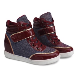 Sneakers mit Keilabsatz YD-21 Rot 1